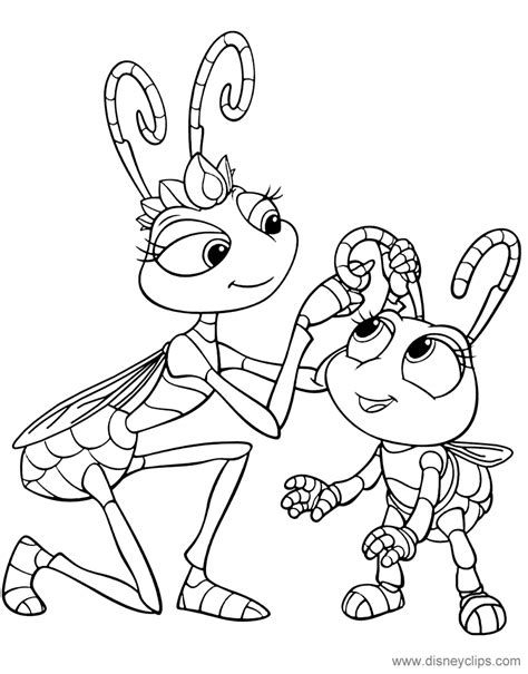 a bug's life coloring pages