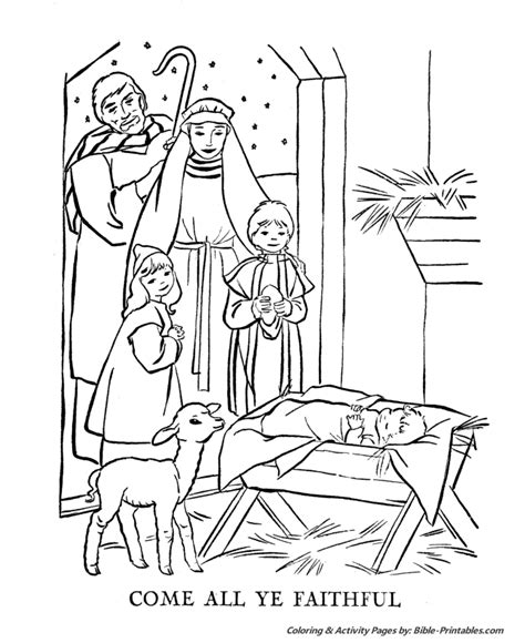 a christmas story coloring pages