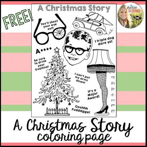 a christmas story movie coloring pages