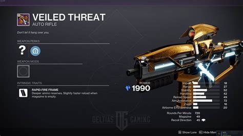 A Veiled Threat Walkthrough