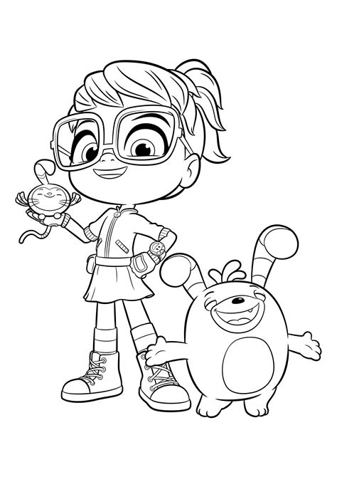 abby hatcher coloring pages