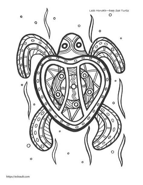 aboriginal colouring page