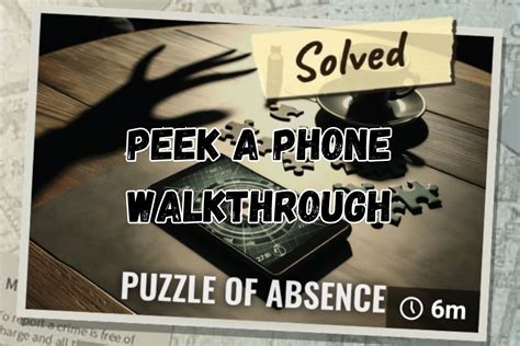 Absence Game Walkthrough