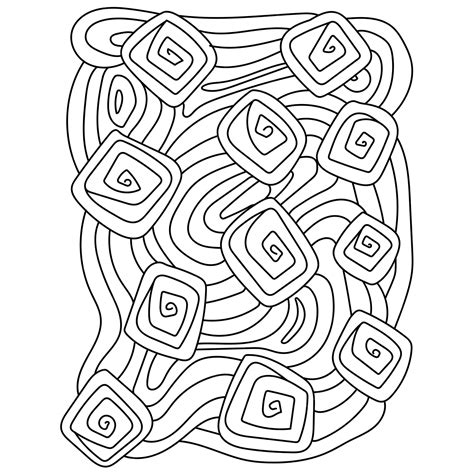 abstract coloring book