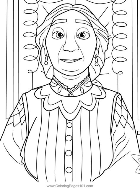 abuela encanto coloring pages