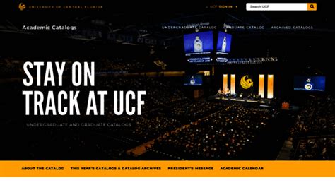 Academic Catalog Ucf