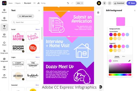 Adobe Express Infographic Templates
