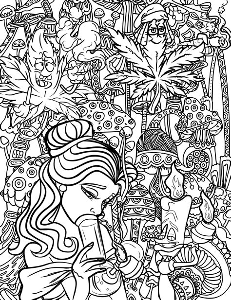 adult coloring books stoner