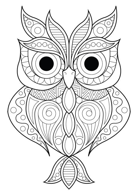 adult coloring page easy