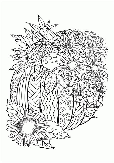 adult coloring pages printable fall