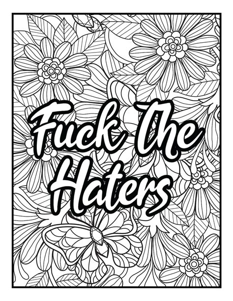 adult cursing coloring pages