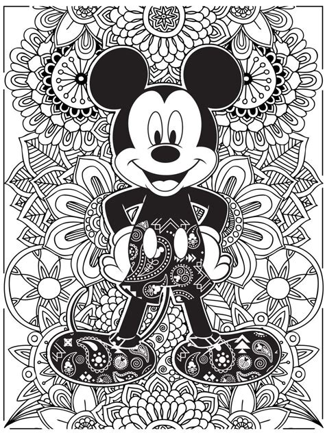 adult disney colouring