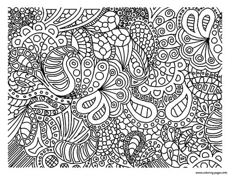 adult doodle coloring pages