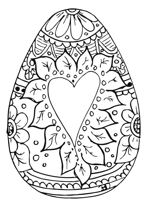 adult easter coloring pages