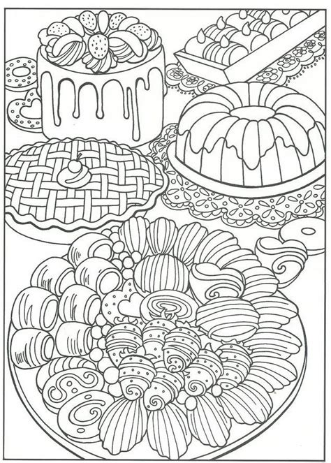 adult food coloring pages
