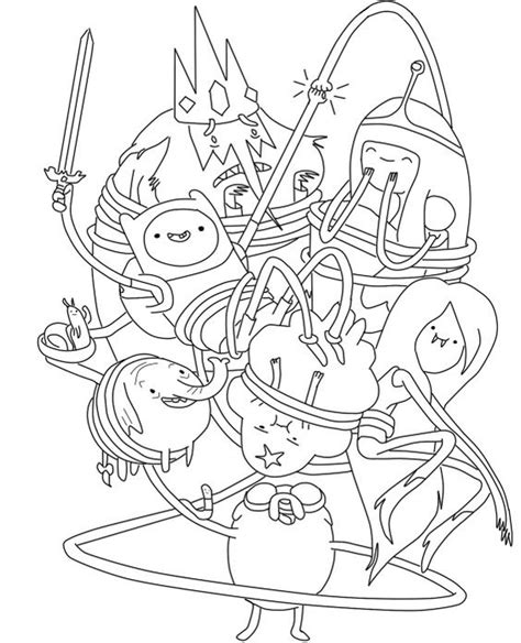 adventure time coloring pages