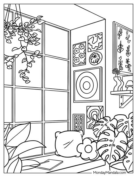 aesthetic coloring sheets