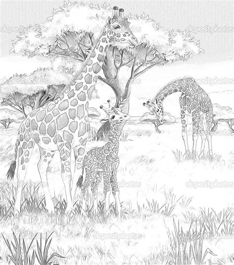 african savanna coloring pages