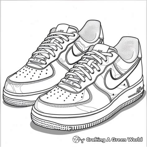 air force 1 coloring pages