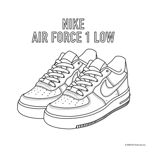 air force ones coloring pages