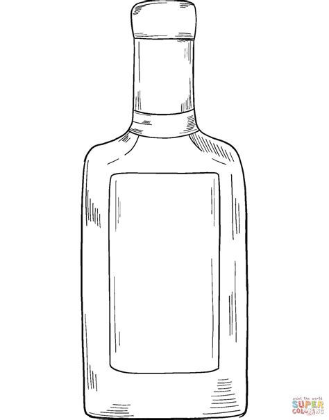 alcohol coloring pages
