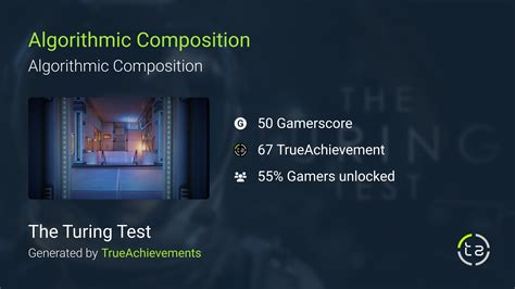 Algorithmic Composition The Turing Test Level Walkthrough