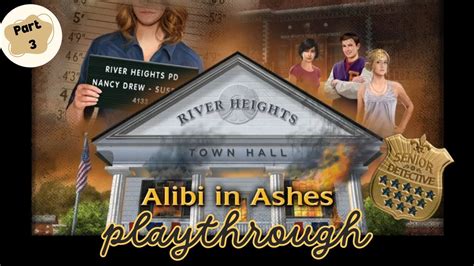 Alibi In Ashes Walkthrough Senior