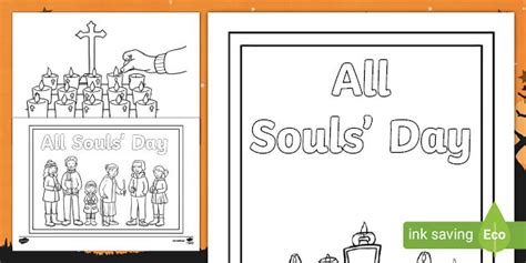 all souls day coloring pages
