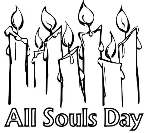 all souls day coloring pages