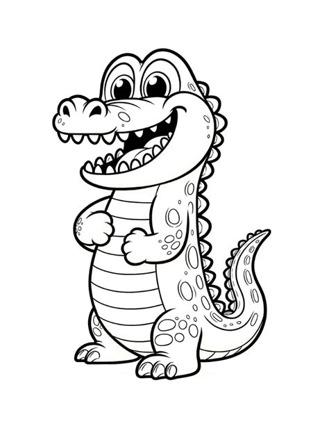 alligator coloring pages pdf