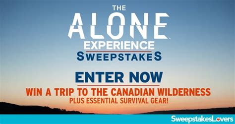 alone sweepstakes