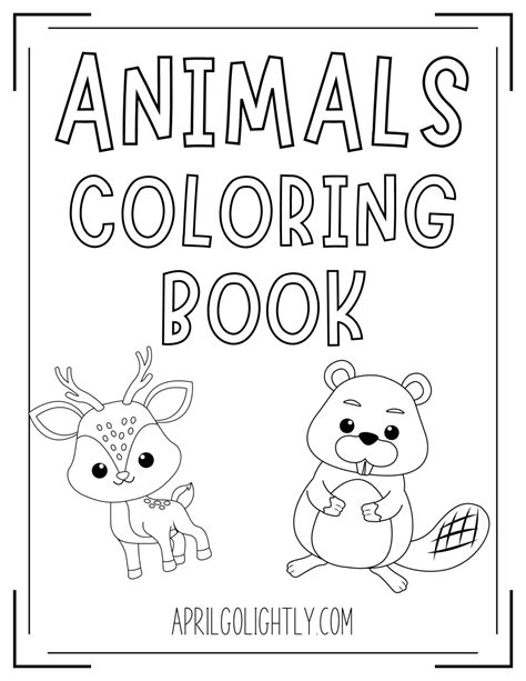 amazing animals colouring book