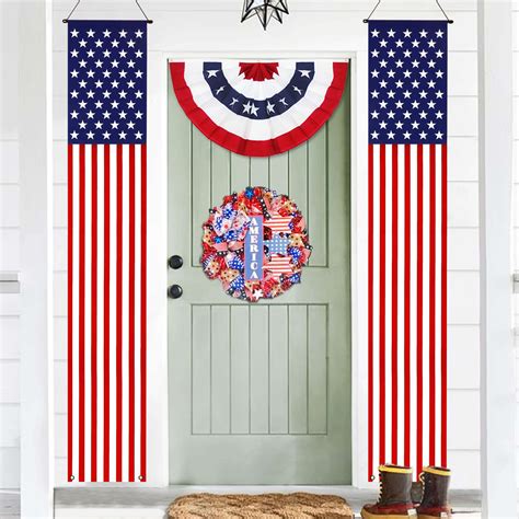 american flag yard