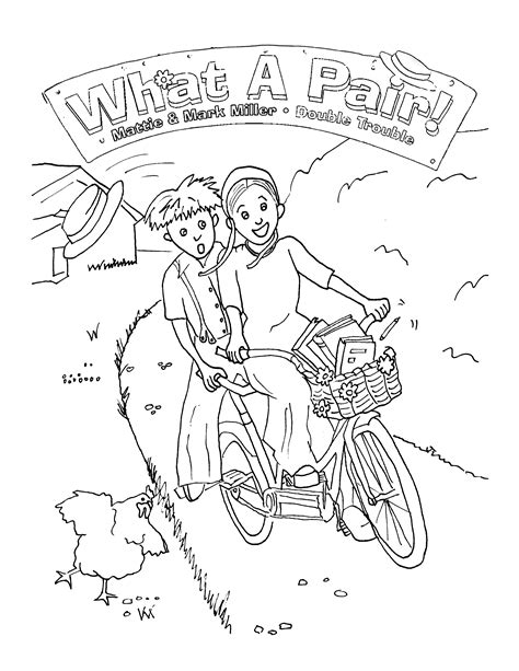 amish coloring pages