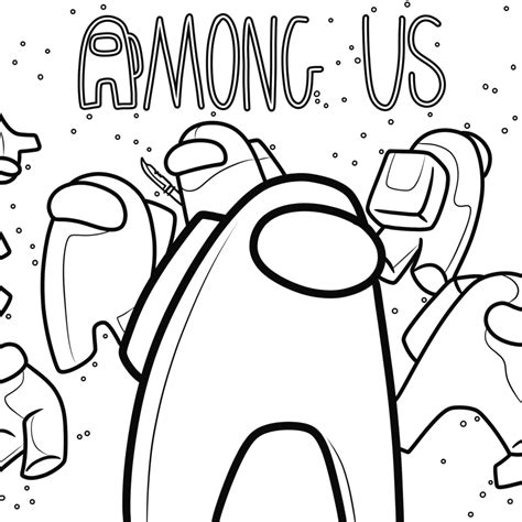 among us coloring book