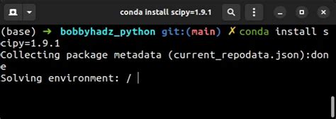 anacondaconda - install a specific package version