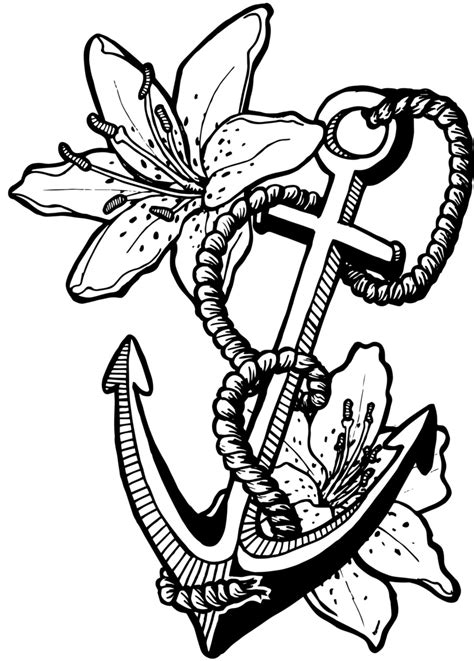 anchor coloring pages