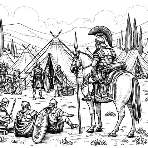 ancient rome coloring pages