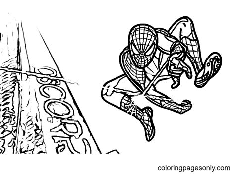 andrew garfield coloring pages