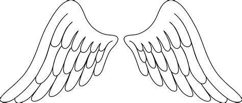 angel wing coloring pages