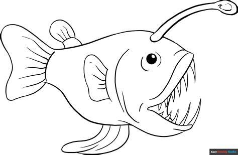 angler fish coloring pages