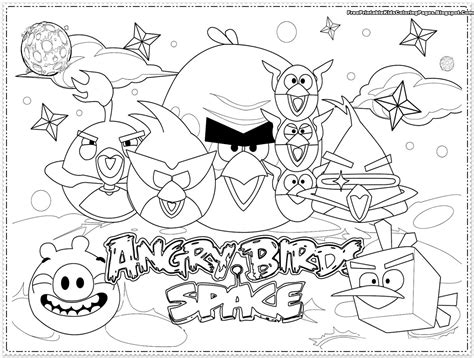 angry birds space coloring pages