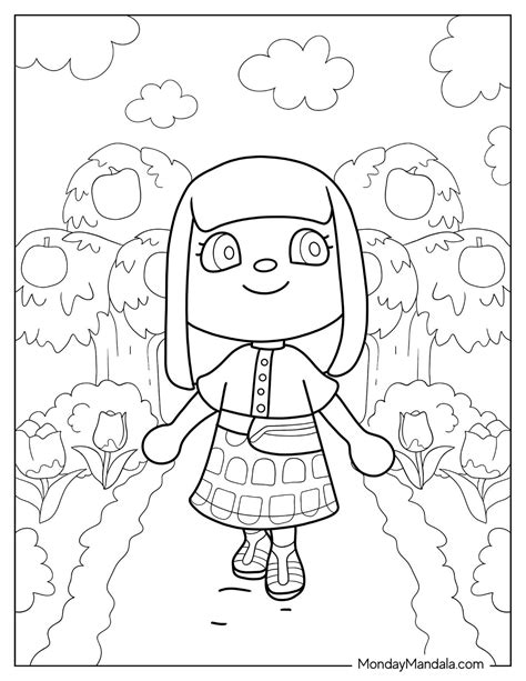 animal crossing coloring pages new horizons