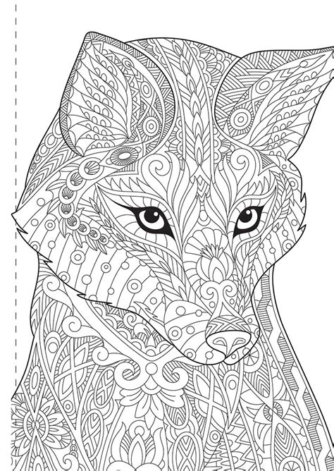 animal detailed coloring pages