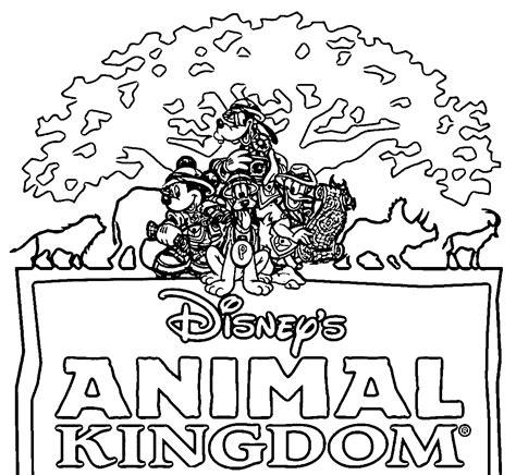 animal kingdom coloring pages