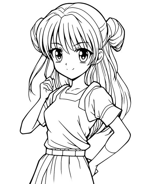 anime coloring sheets pdf