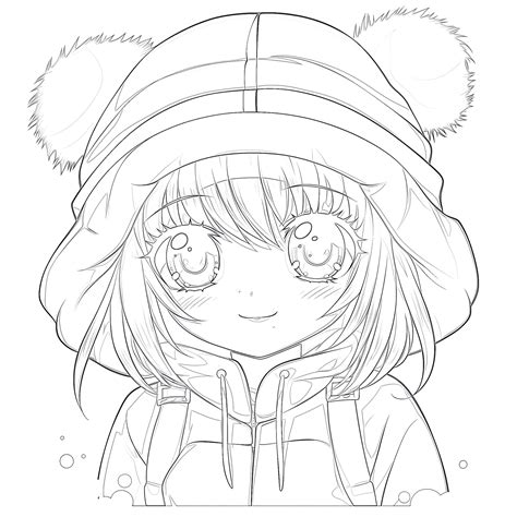 anime colouring pages free