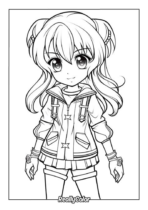 anime for coloring