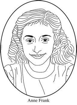 anne frank coloring pages