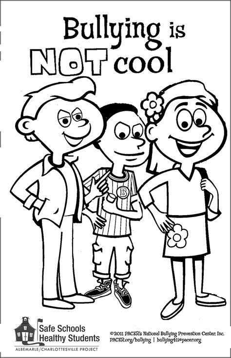 anti bullying coloring pages
